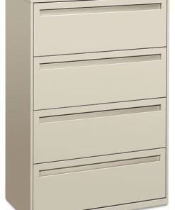 700 Series 4-Drawer Lateral File, 36"x19-1/4", Light Gray