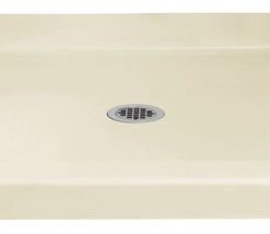 Sterling Accord 60"x36" Vikrell Center Shower Base, Biscuit
