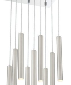 Z-Lite 917MP12-BN-LED-9SCH Forest - 12" 20W 4 LED Island/Billiard
