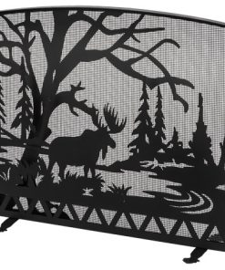 47W X 39H Moose Creek Arched Fireplace Screen