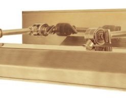 Woodbury 4 Light Picture Light With Plug in Aged Brass
