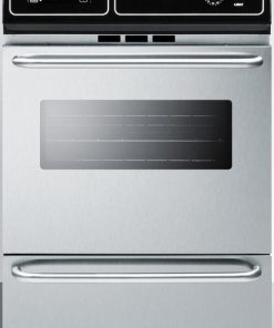 24 inch gas wall oven in stainless steel TTM7212BKW