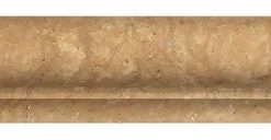 2"x12" Europeanx12 Honed Noce Travertine Corner Ogee Trim, 2x3, Set of 50